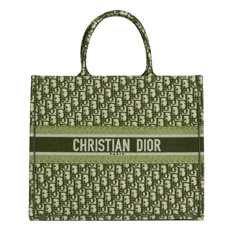 Book Christian Dior Tote borsa Stampa obliqua M1286