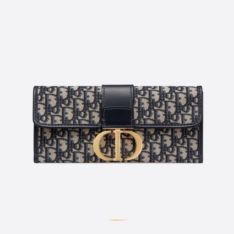 Christian Dior 30 Montaigne Jacquard Canvas Clutch borsa M9206