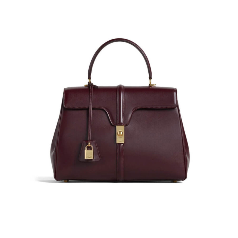 Celine Medium 16 borsa in pelle di vitello satinata 187373