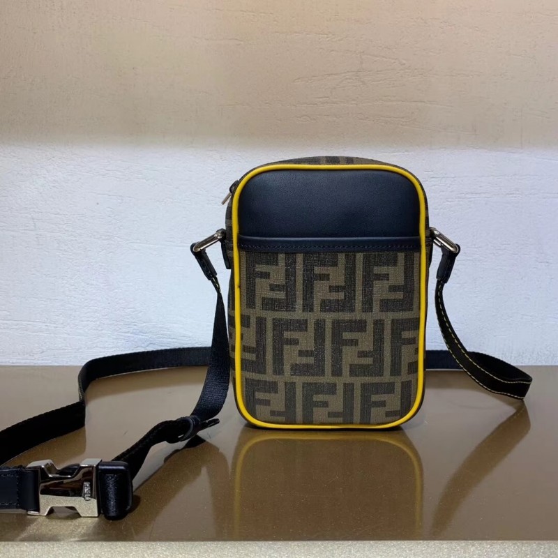 Tessuto Fendi Small Messenger borsa 7VA456