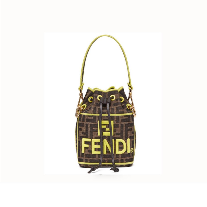 Fendi mon Tresor Roma Amor Fabric Mini borsa 8BS010