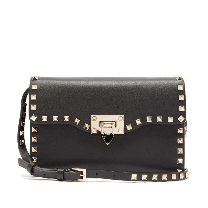 vantino Garavani Rockstud Calfskin Crossbody borsa 0181