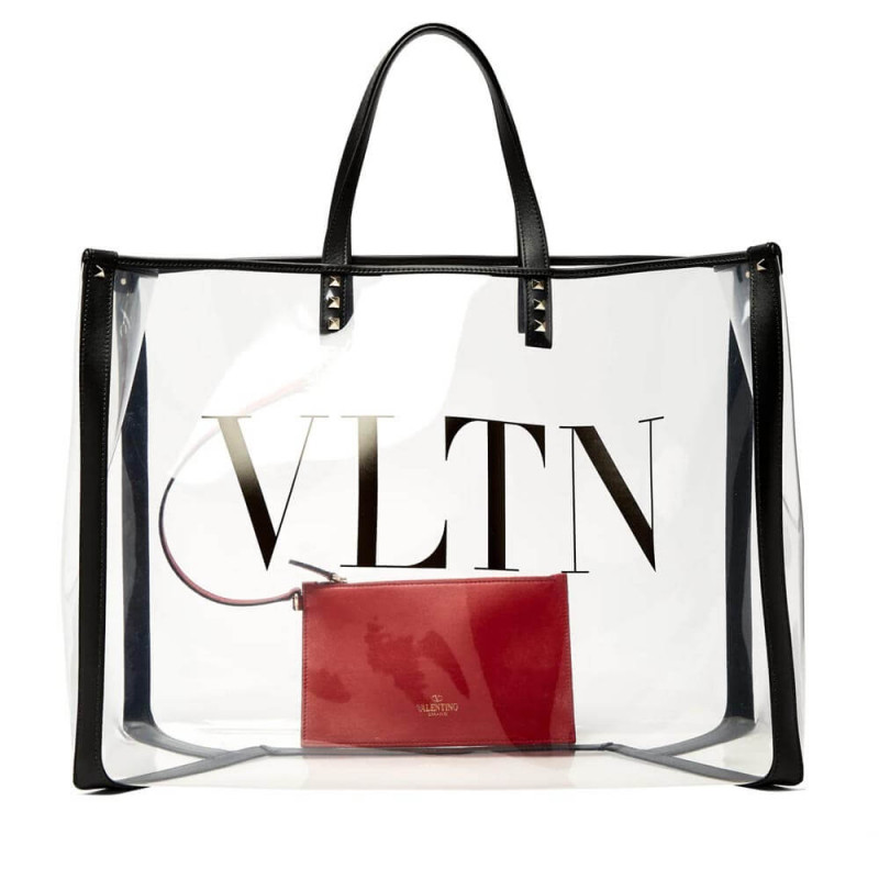 Valentino Garavani Grande Plage Medium PVC e Tote borsa 9008