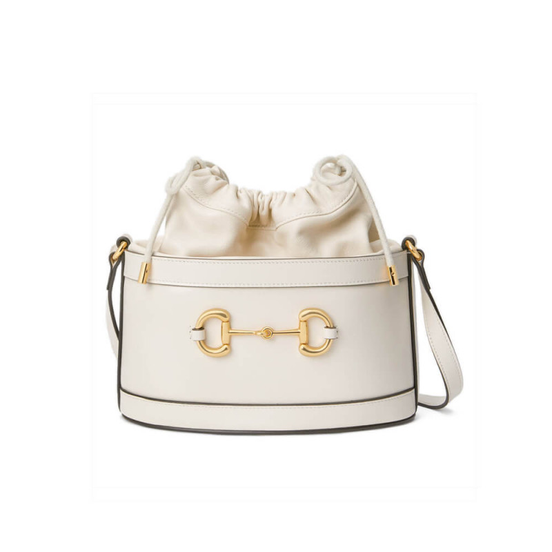 Gucci 1955 Horsebit Borse Borse 602118 Bianco