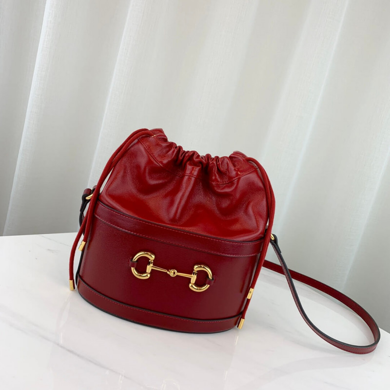 Gucci 1955 Horsebit Borse Borse 602118 Rosso