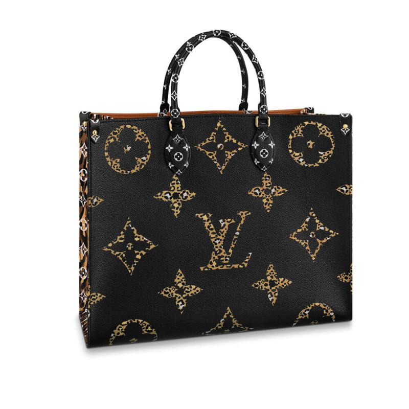 Louis Vuitton Onthego M44674 Black/Caramel