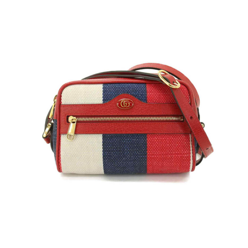 Gucci Ophidia Sylvie Stripe Canvas Mini borsa 517350