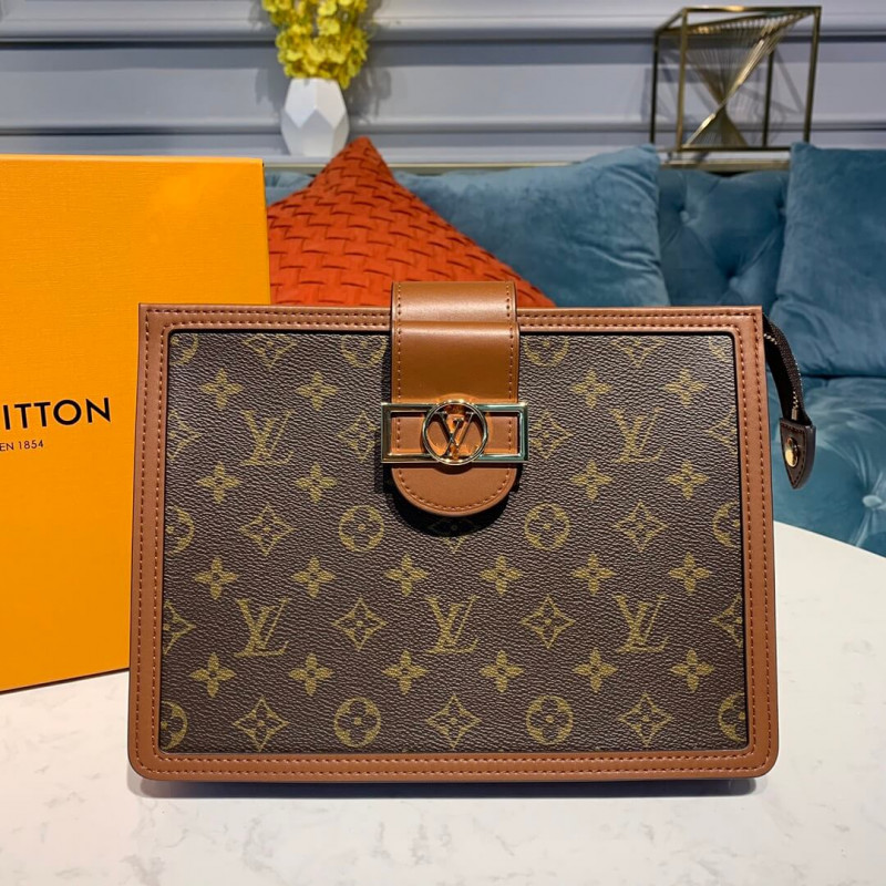 Louis Vuitton Monogram Canvas DAUPHINE Clutch M44178