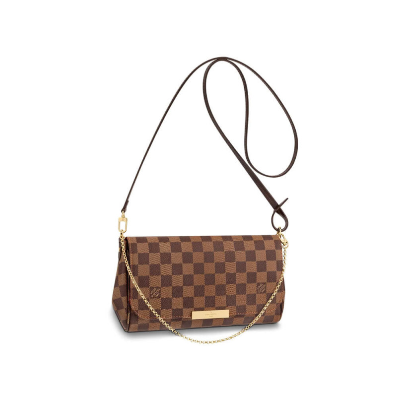 Louis Vuitton Damier Ebene Canvas preferito MM N41129