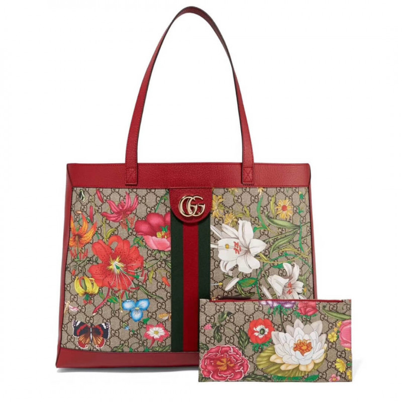 Gucci Ophidia GG Flora Medium Tote 547947