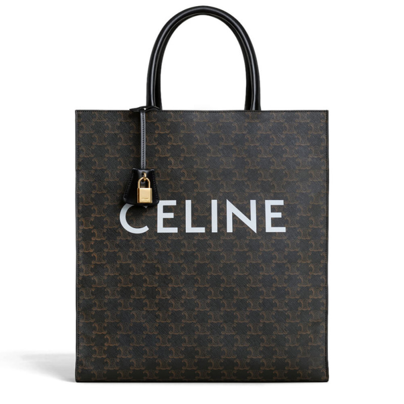 CELINE VERTICAL CABAS CELINE IN TRIOMPHE CANVAS 190972