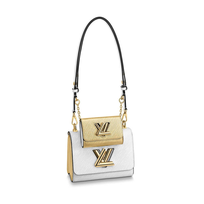 Louis Vuitton Twist PM e Twisty M55685 White/Gold