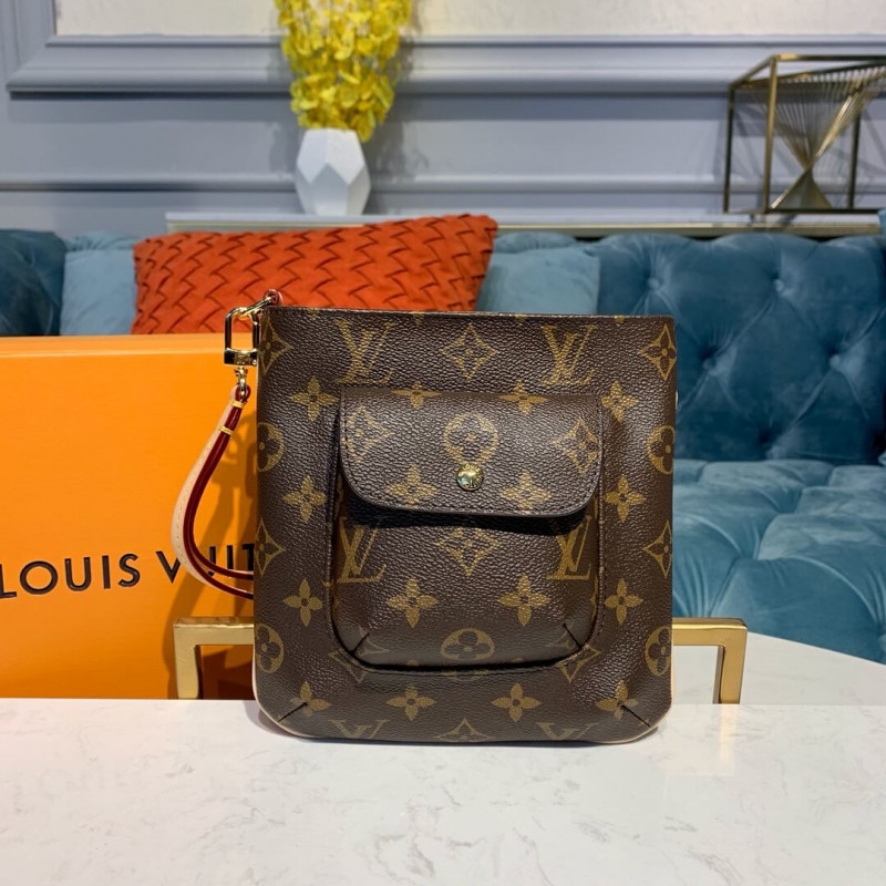 Borsa della frizione di partizione Monogramma Louis Vuitton M51901