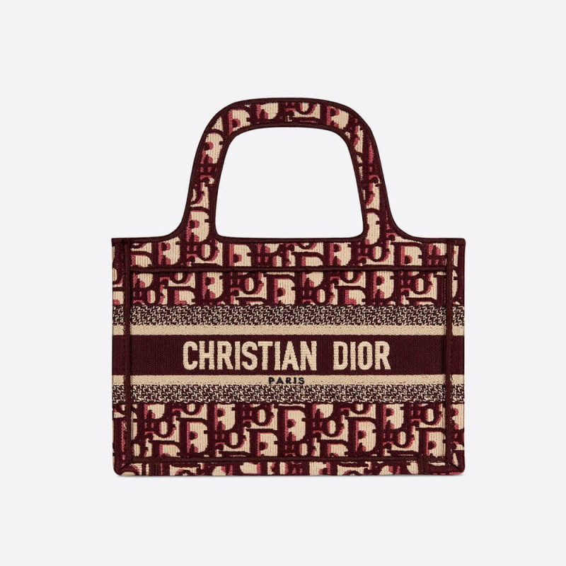 Christian Dior Oblique Mini Book Tote M1271