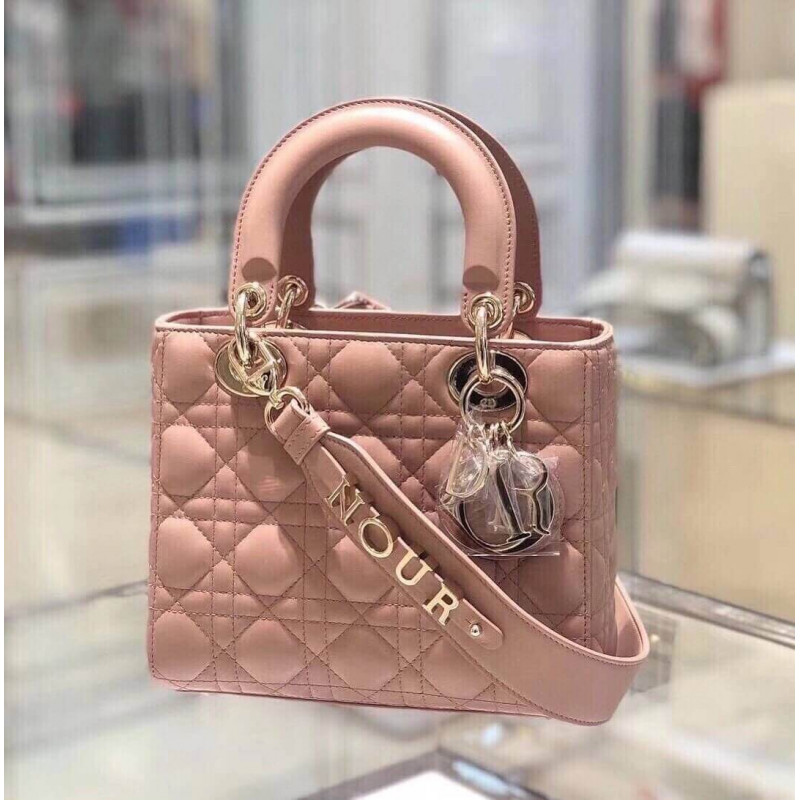 Christian Dior Lambskin My Abcdior Lady Dior borsa M0538