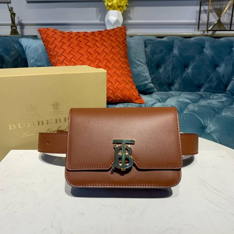 Burberry Belted in pelle TB borsa 80122041