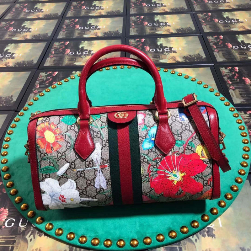 Gucci Ophidia GG Flora Media Top Manage Borse 524532