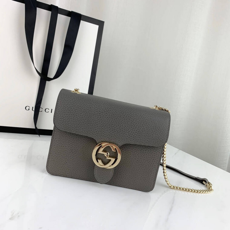 Gucci Interblock G Small Chain Crossbody Borse 20 cm 510304