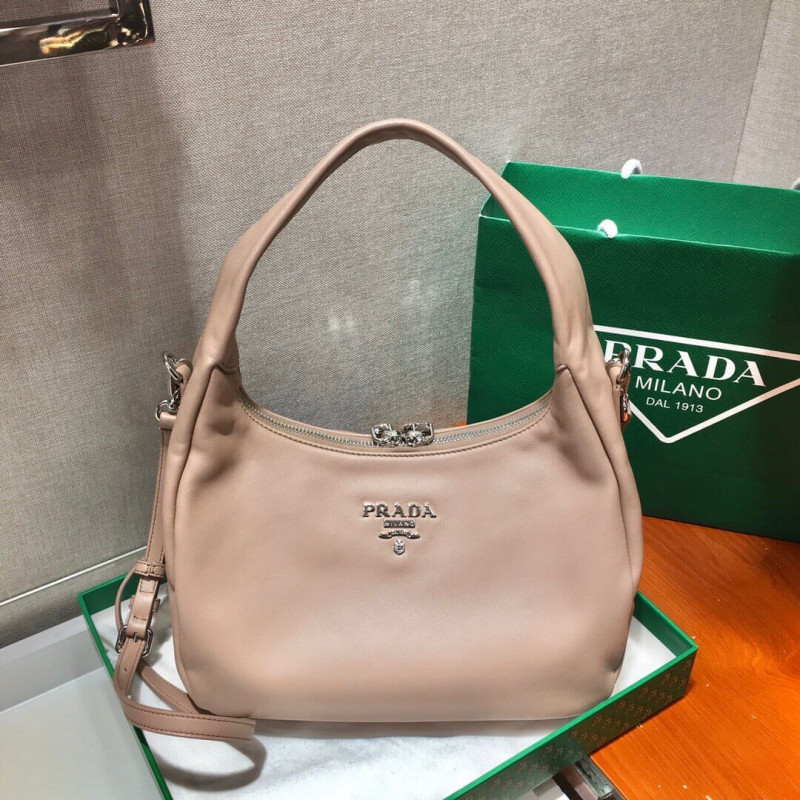 Prada Colf Leather Borse Hobo 26 cm 1bc132