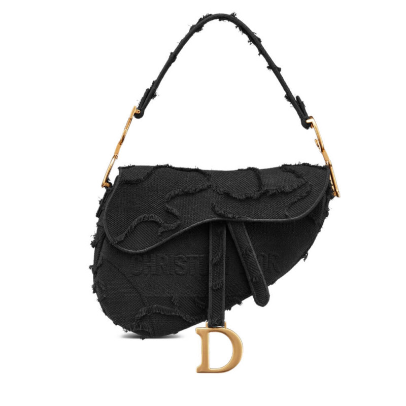 Borsa da sella Christian Dior nel ricamo mimetico m0446