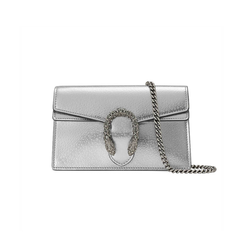 Gucci Silver Dionysus Super Mini borsa 476432