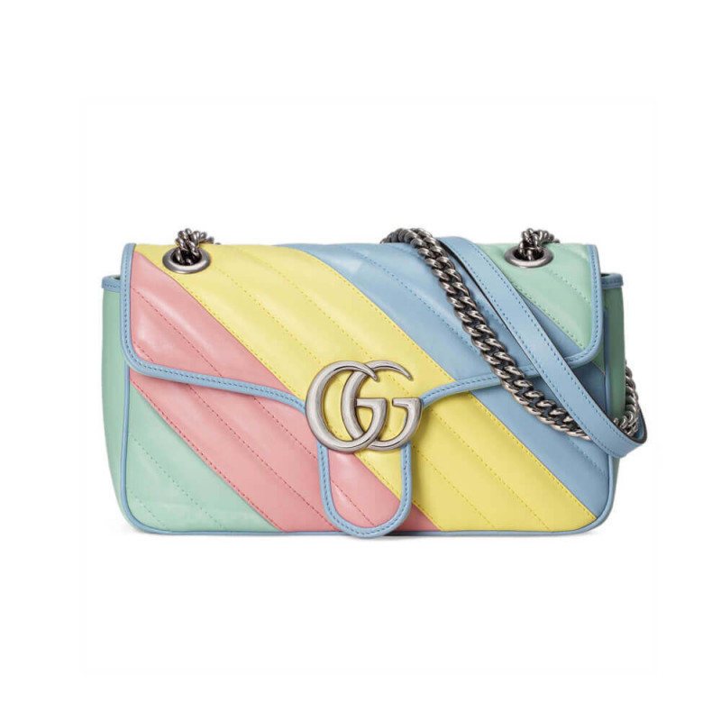 GG GG GG Marmont Small Occhy Borse in Pastel e Rainbow 443497