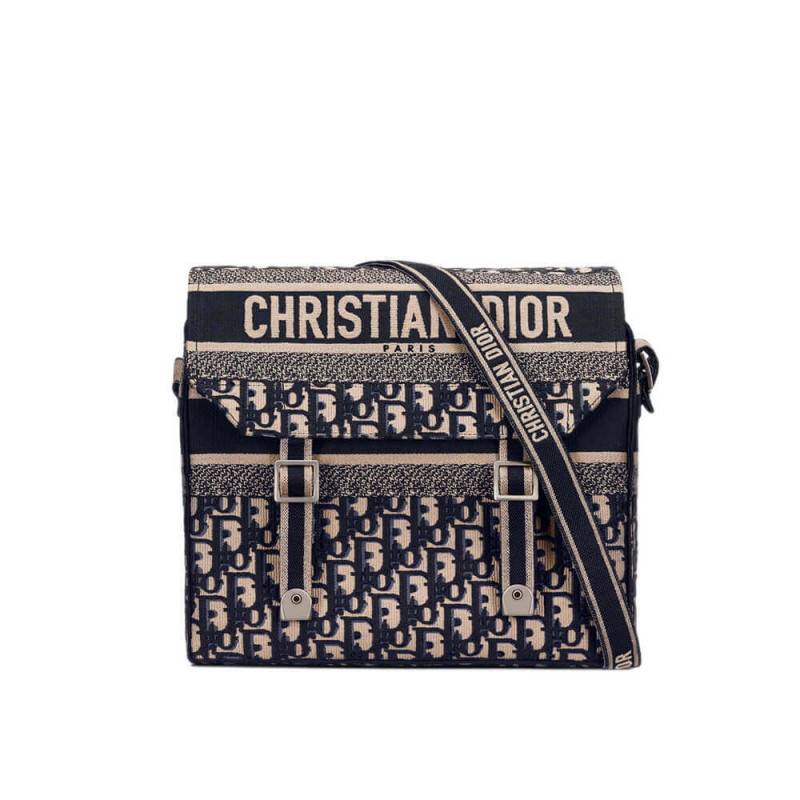 Christian Dior Eblique ricamato di Diorcamp borsa M1291