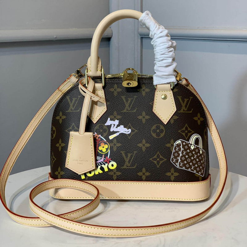 Louis Vuitton Alma BB con adesivi M53152