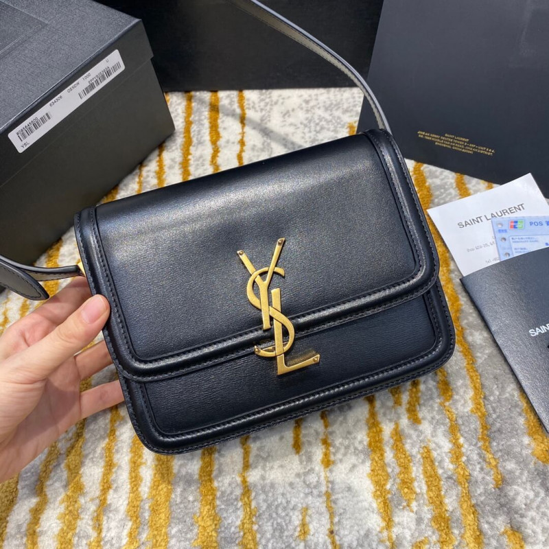 Saint Laurent YSL Solferino Small Satchel in scatola in pelle 634306