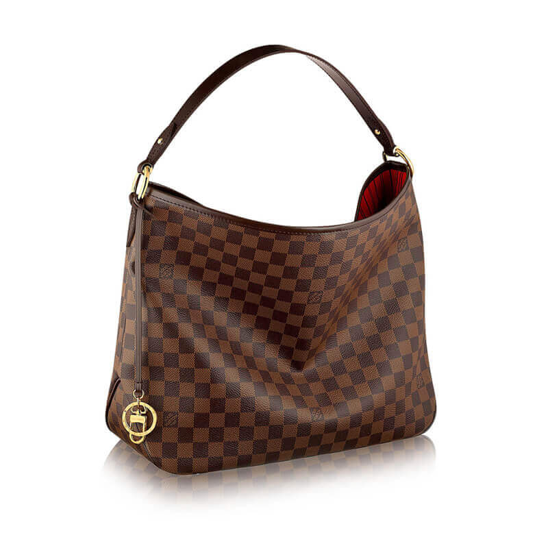 Louis Vuitton Damier Ebene tela deliziosa MM N41460