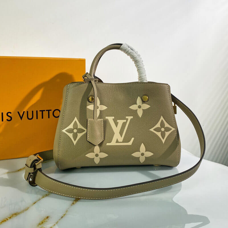 Louis Vuitton Monogram Empreinte Leather Montaigne BB M45489