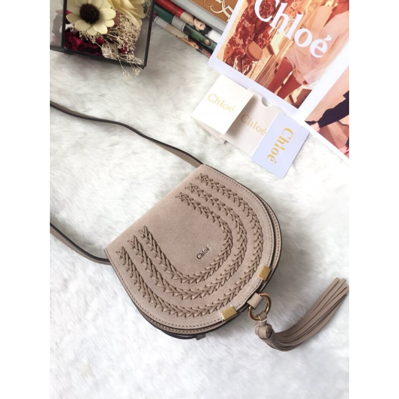 borsa Chloe Mini Marcie in pelle scamosciata P580