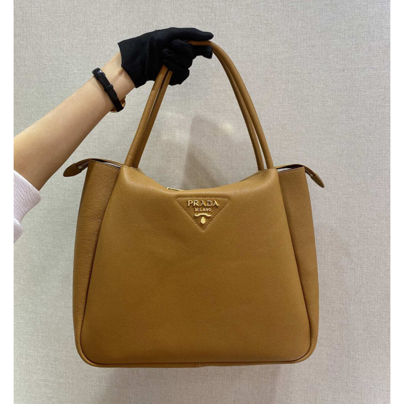 Prada Deerskin Leather Tote borsa 1bc142