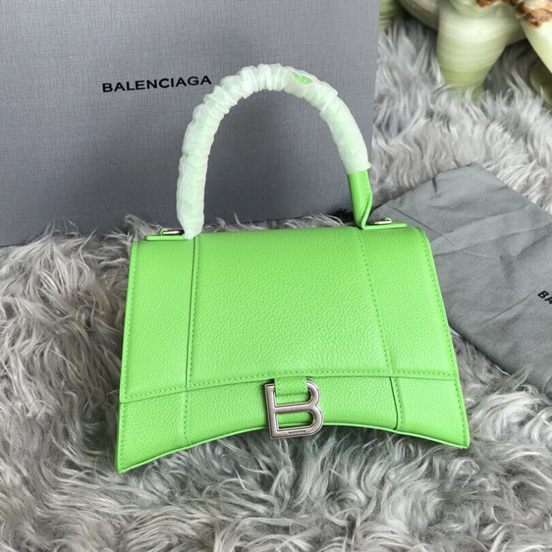 Balenciaga Hourglass S textured Leather Tote