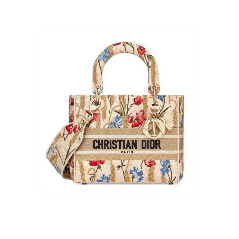 borsa DELLA DELLA METALLICA DELLA METALLICA DI HIBISCUS DI DIOR MEDIO M0565