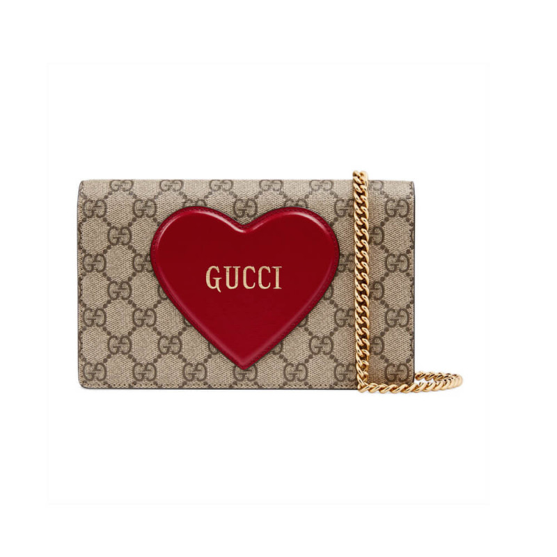 Gucci Valentine’s Day Chain Card Case Walet 648948