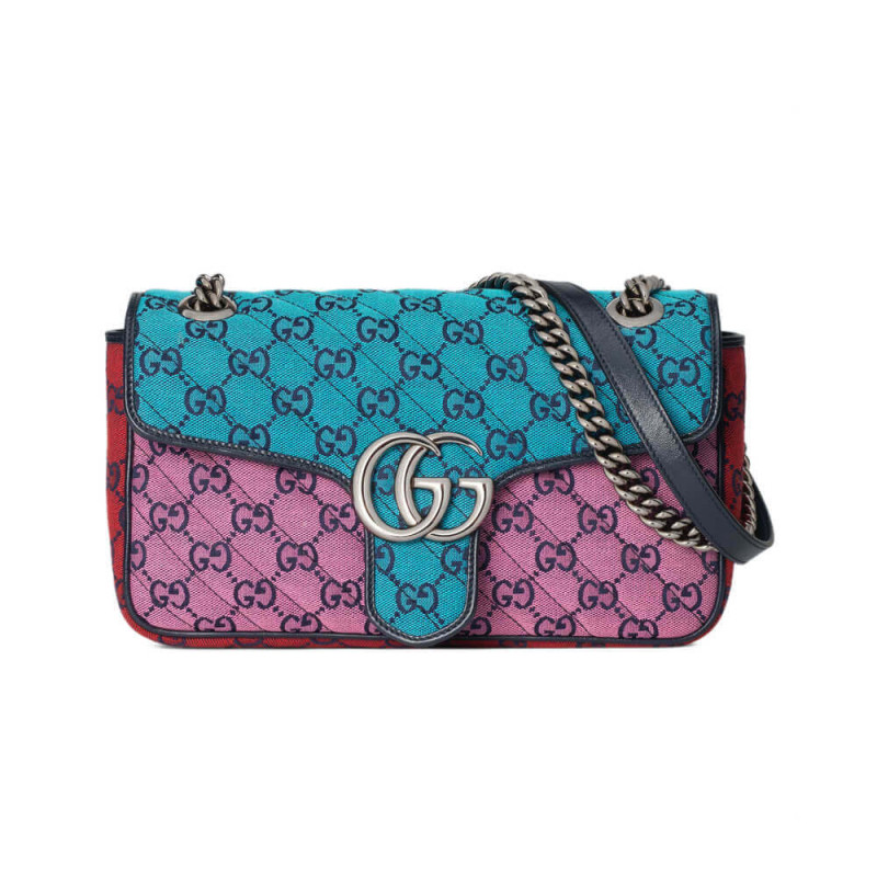 GUcci GG Marmont Multicolour Small Spall borsa 443497