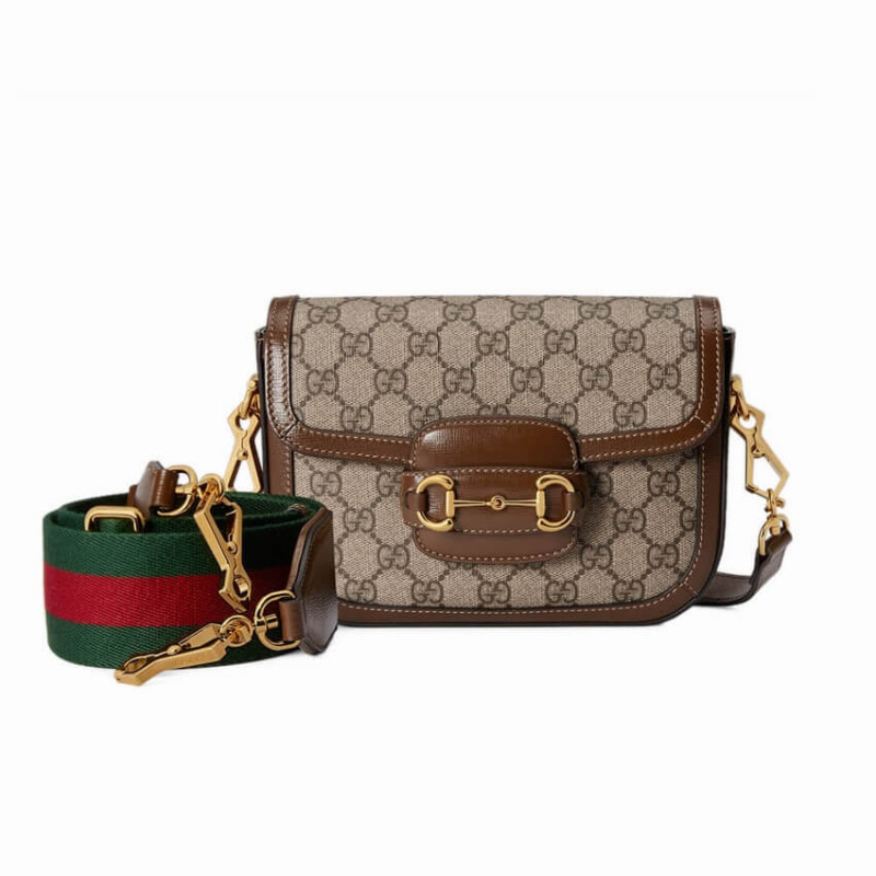 Gucci Horsebit 1955 Mini borsa in GG Supreme 658574