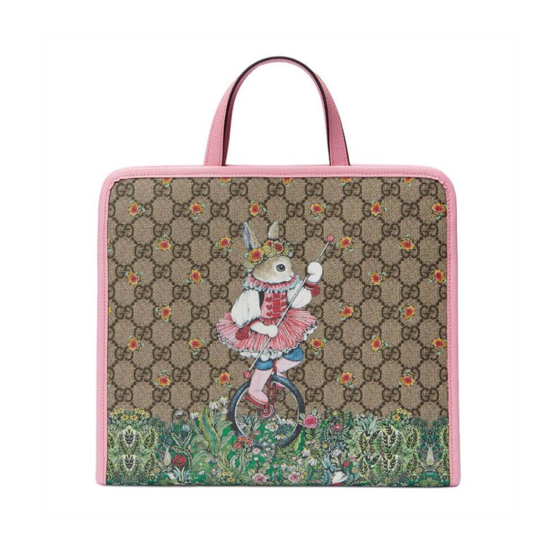 Borsa Gucci Yuko Higuchi 630542 Stampa di coniglio