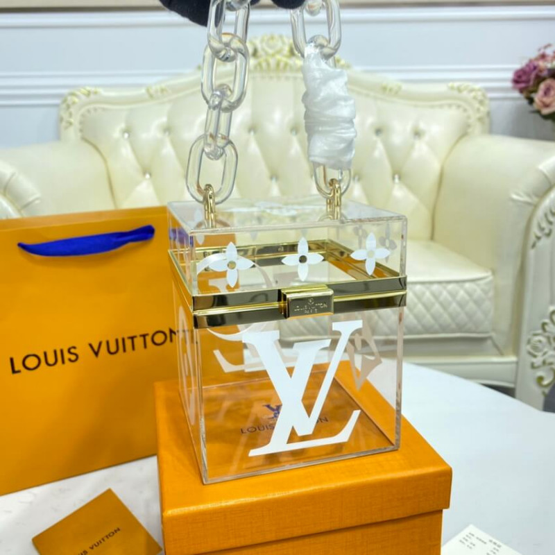 Louis Vuitton Cube Scott Box in trasparente GI0488