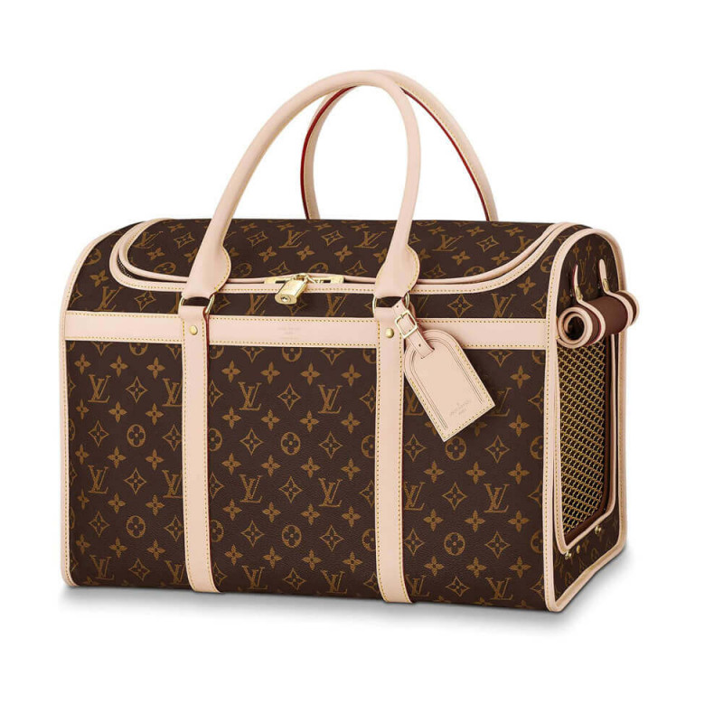 Carrier per cani tela Monogram Louis Vuitton 50 M42021