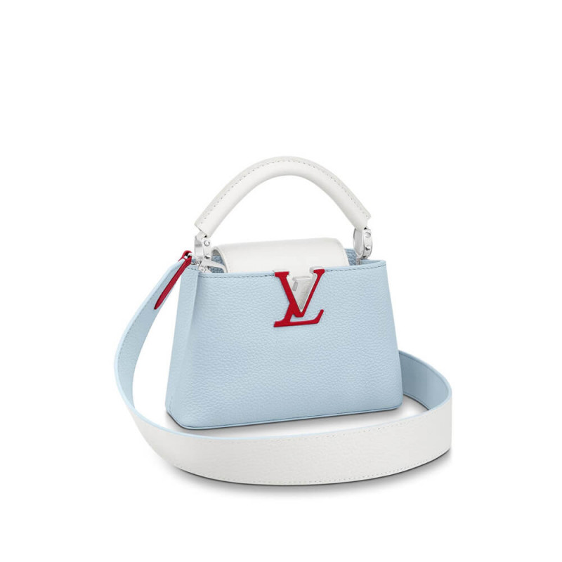 Luis Vuitton Taurillon Leather Capucines Mini M57519