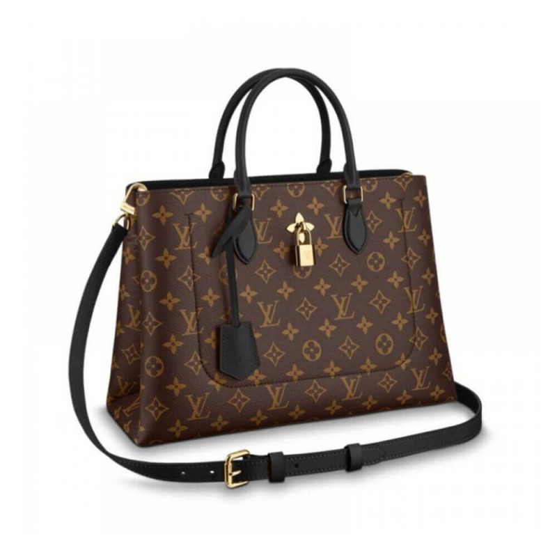 Louis Vuitton Monogram Canvas Flower Tote M43550 Nero