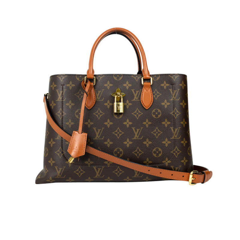 Louis Vuitton Monogram Canvas Flower Tote M43770 Caramello