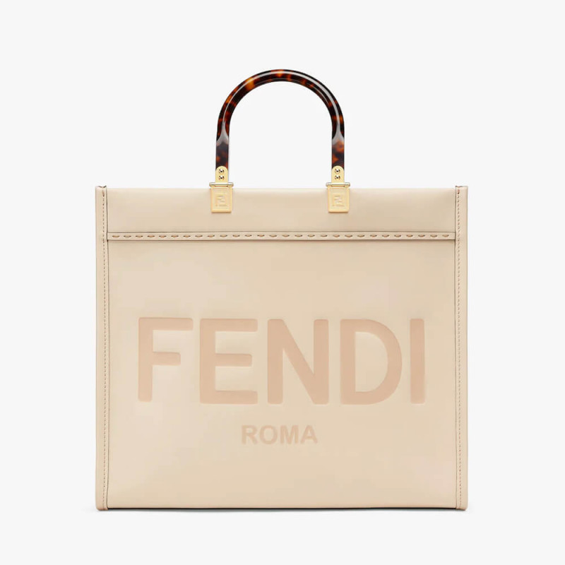 Fendi Medium Sunshine Shopper 8BH386 Rosa chiaro