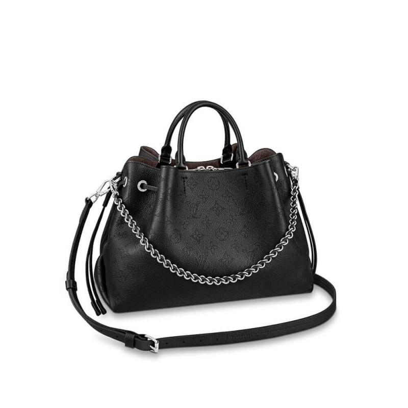 Louis Vuitton Mahina Calf in pelle Bella tote M59200 Nero