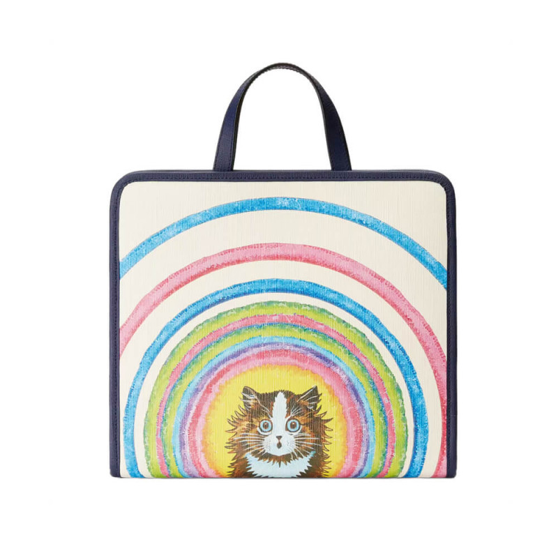 Gucci Tote borsa Cat Stampa 605614