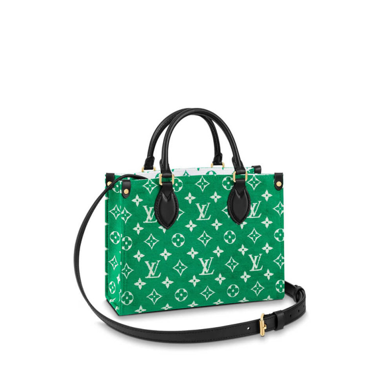 Louis Vuitton Monogram Jacquard Velvet OnThego PM M46216 Green