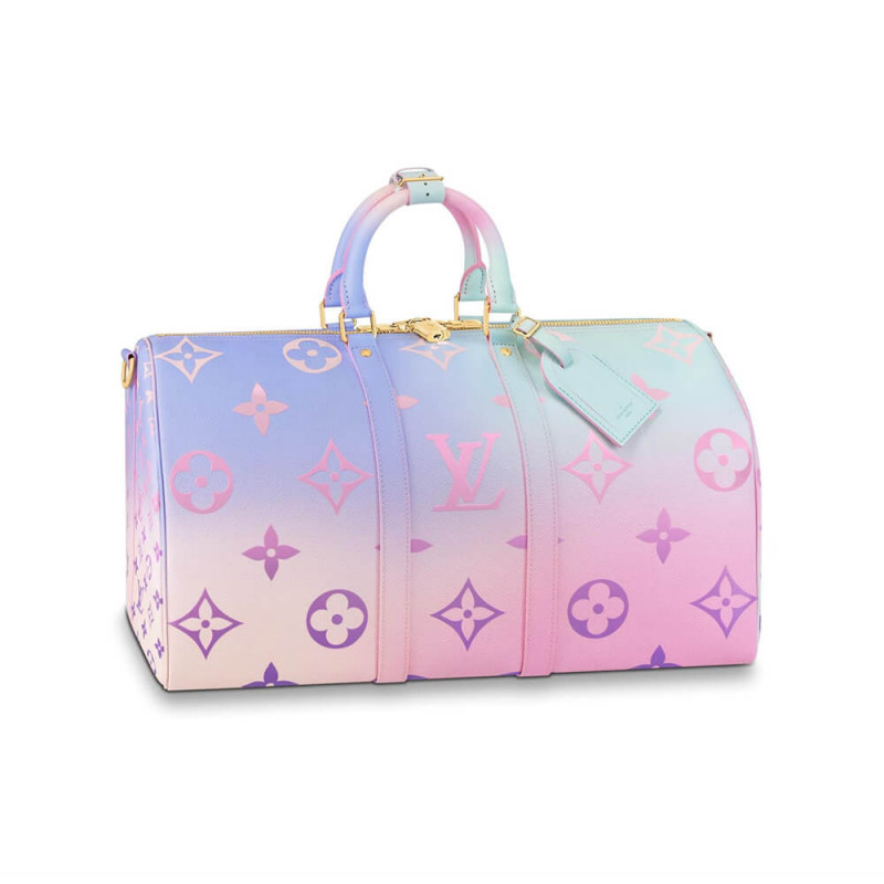 Louis Vuitton Keepall Bandouliere 45 M59943 Pastel di alba