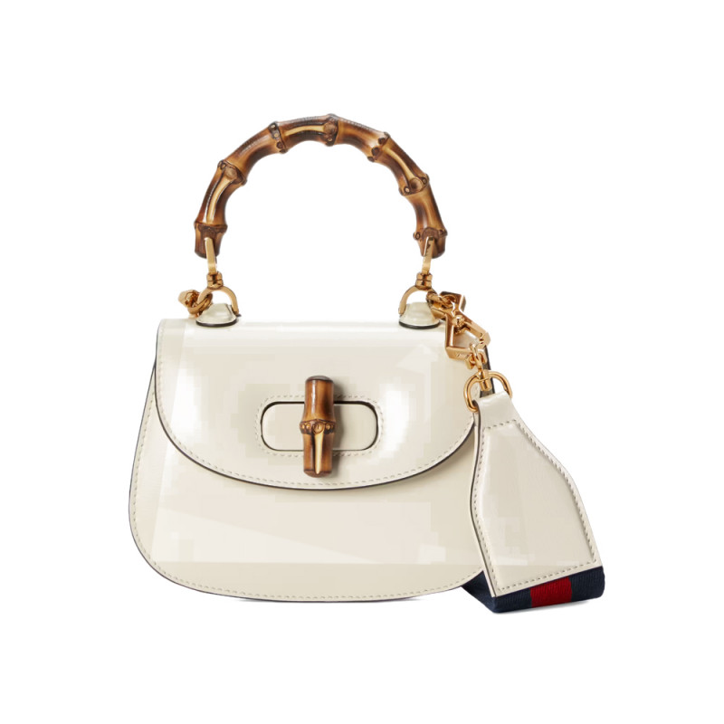 Gucci Mini Top Hanpoy borsa con bambù 686864